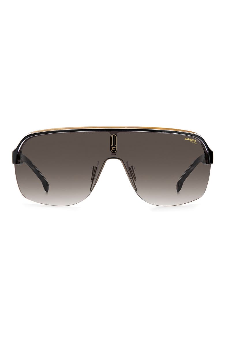 Carrera Shield Sunglasses, Alternate, color, BLACK GOLD