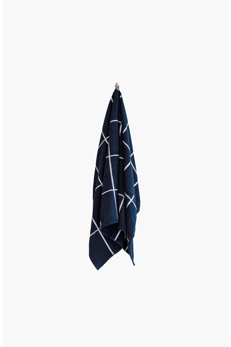 Miramar 2-Piece Bath Towel Set, Alternate, color, Navy / White