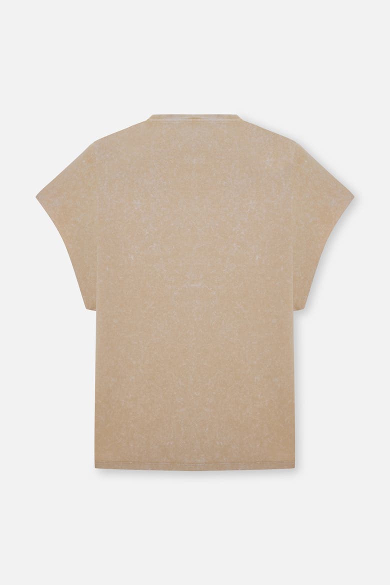 Daydreamers Acid Wash Sleeveless Tee, Alternate, color, Beige