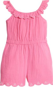 BISBY Kids' Floral Romper