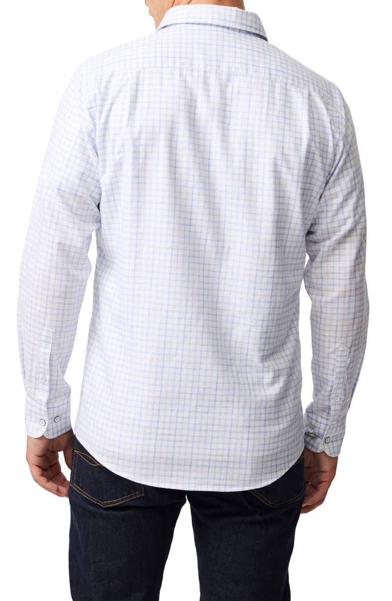 Rodd & Gunn Mount Victor Check Cotton & Linen Button-Up Shirt, Alternate, color,