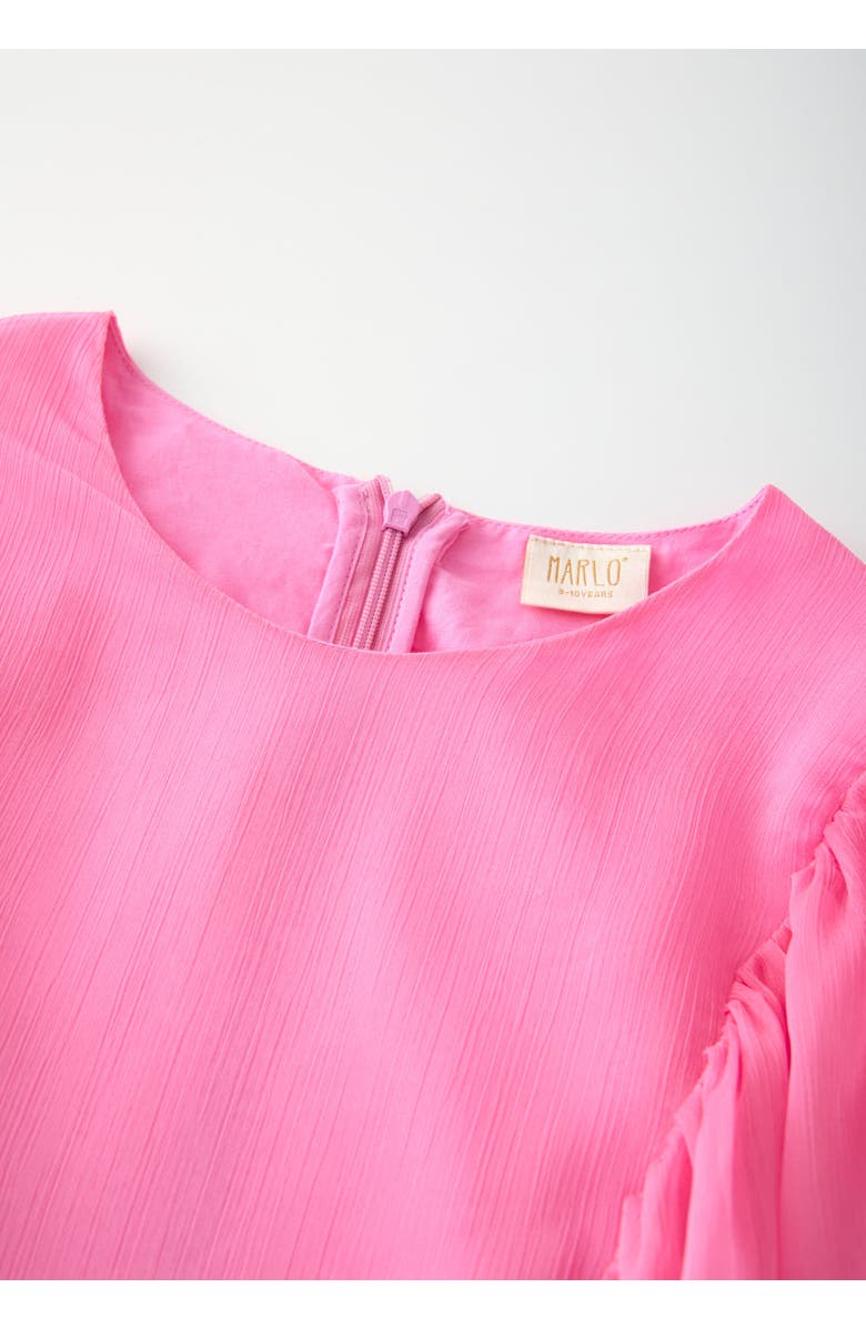 Marlo Kids Soleil Frill Mini Dress, Alternate, color, Candy