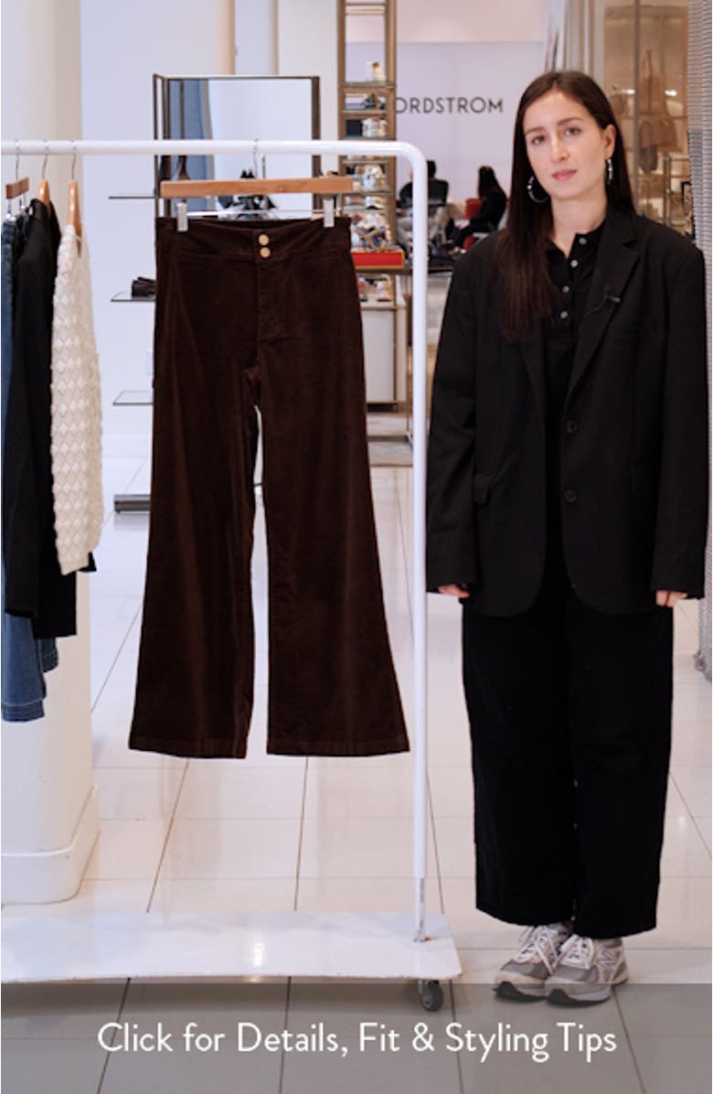 Meg Welt Pocket Wide Leg Corduroy Pants, sales video thumbnail