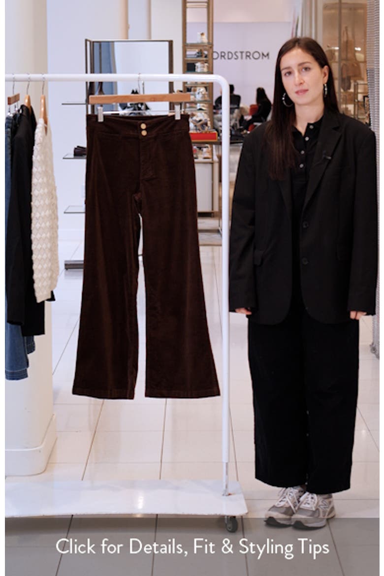 Meg Welt Pocket Wide Leg Corduroy Pants video