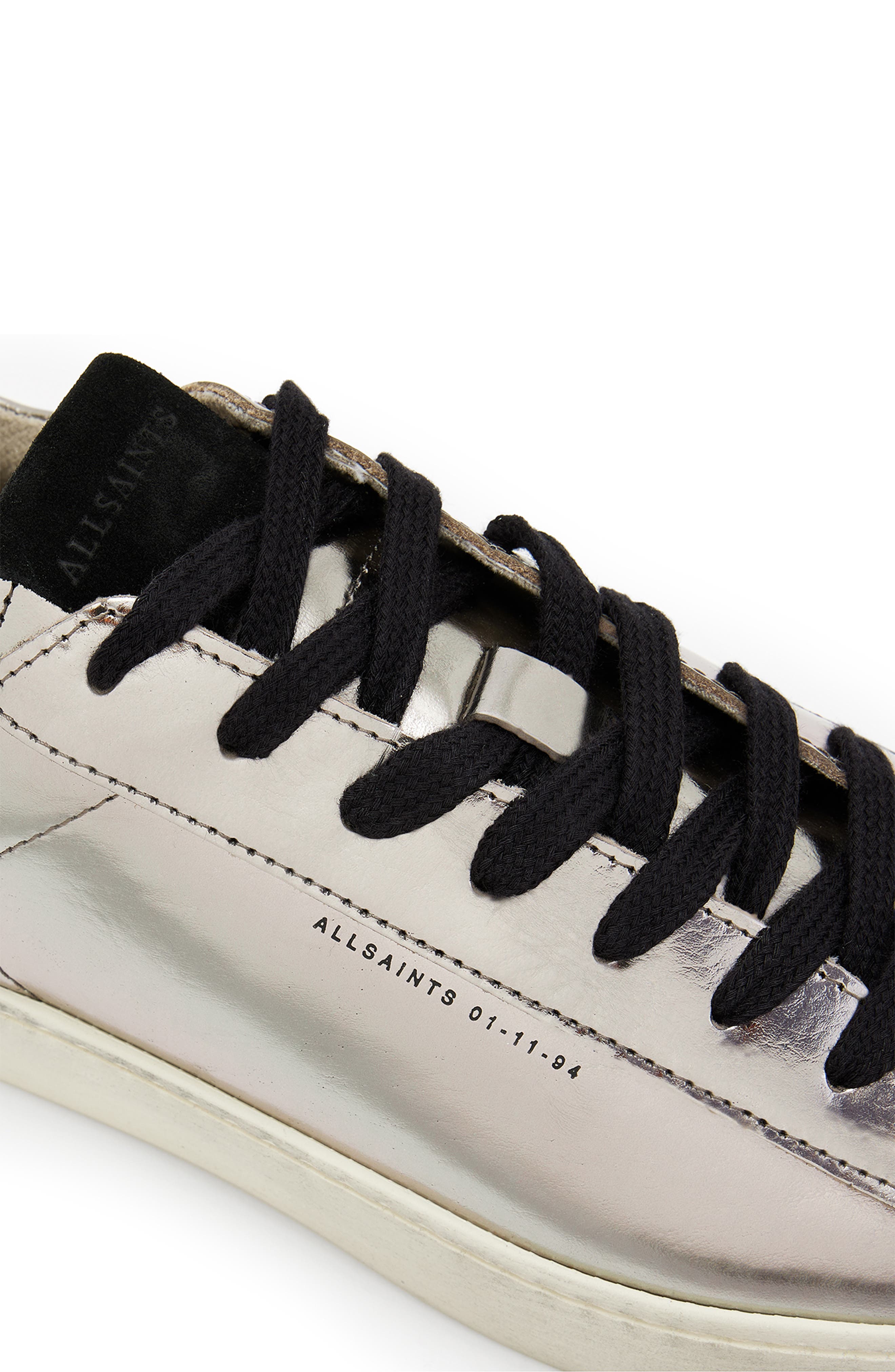 AllSaints Shana Metallic Sneaker, Alternate, color, 