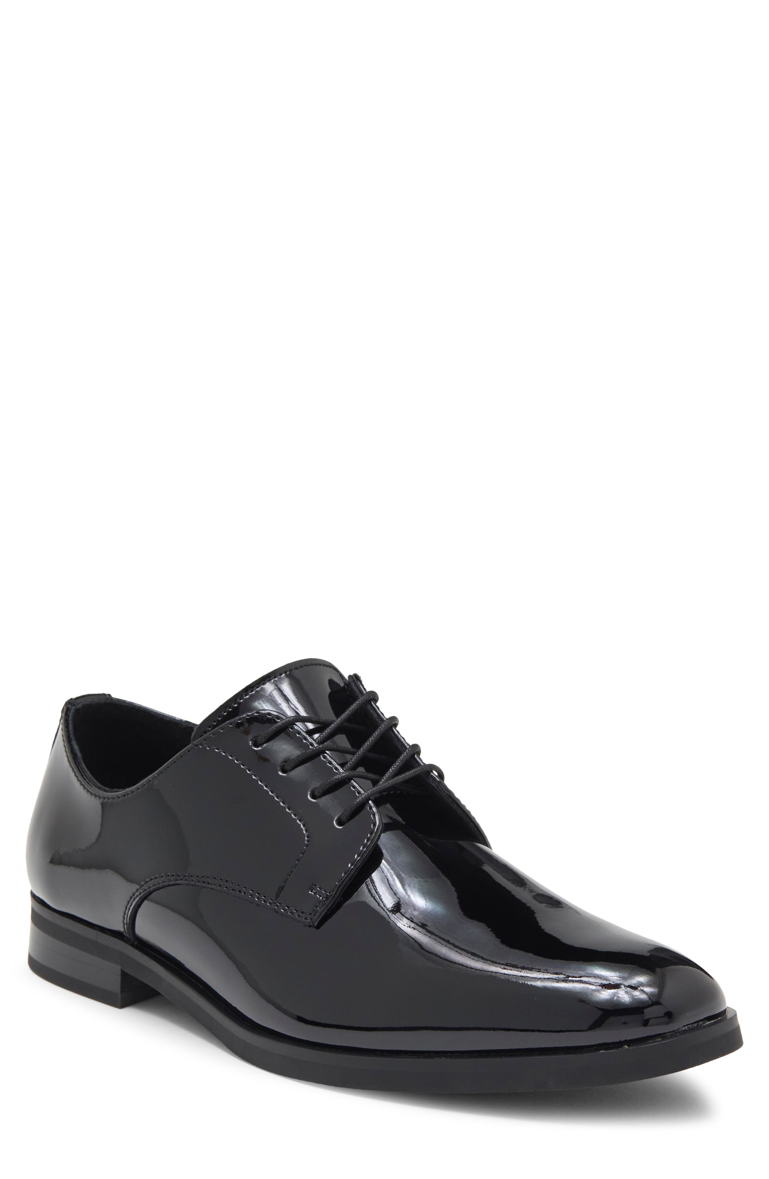 Amari Plain Toe Derby, Main, color, BLACK PATENT