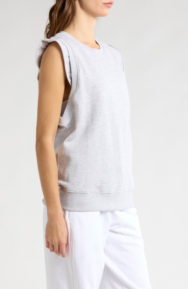 Flutter Sleeve Cotton Knit Tank