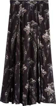 AllSaints Cari Mia Floral Print Skirt