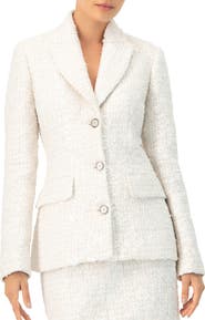 IVONNE Breasted Blazer with Three Buttons