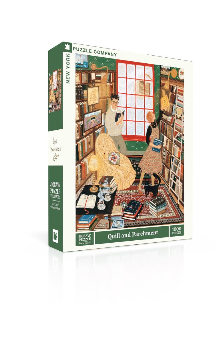 NEW YORK PUZZLE COMPANY Quill and Parchment 1000 Piece Puzzle, Alternate, color, NO COLOR