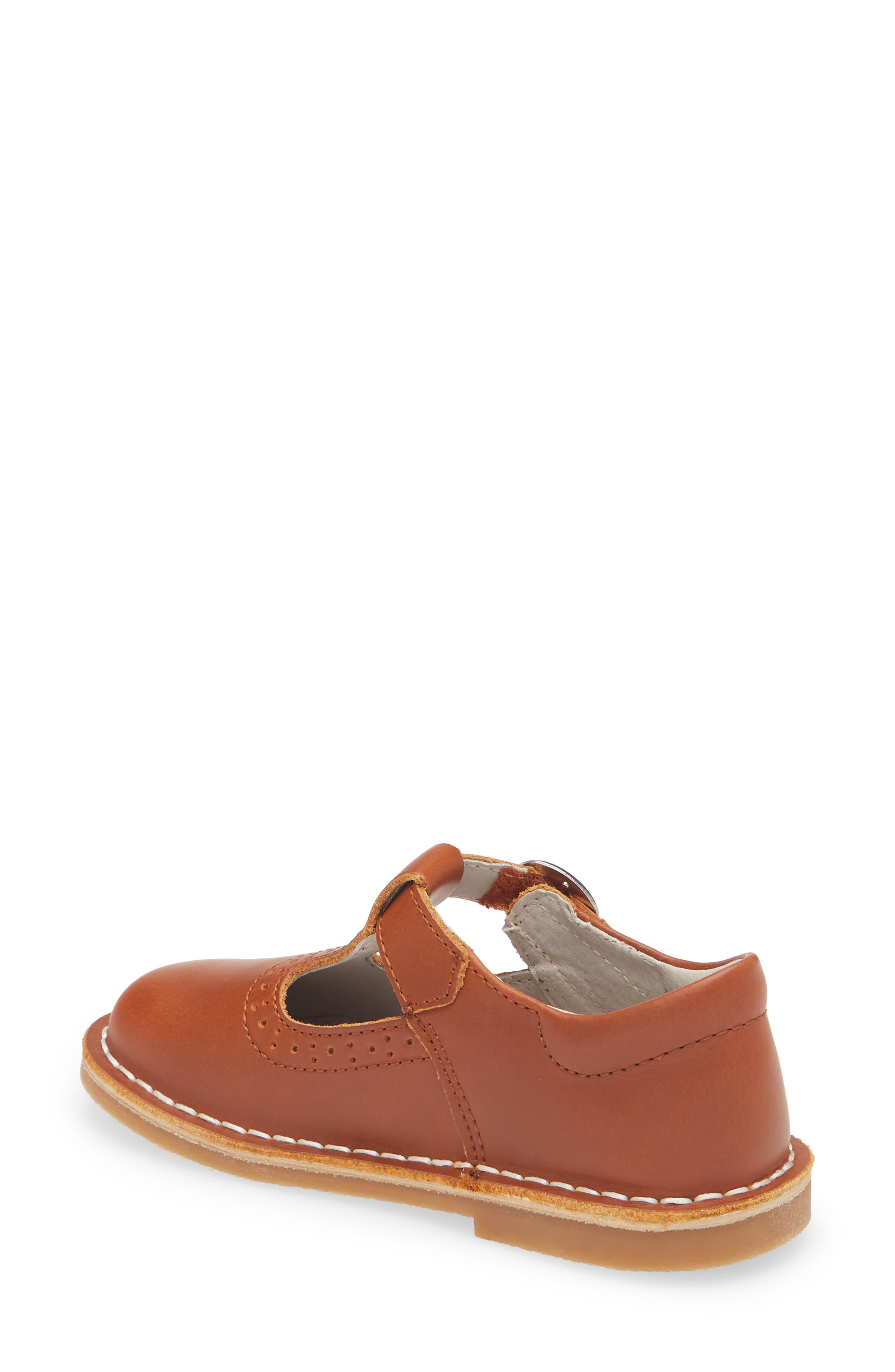 Frances T-Strap Shoe, Alternate, color, COGNAC