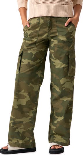 Sanctuary Reissue Camo Print Stretch Cotton Cargo Pants Nordstrom