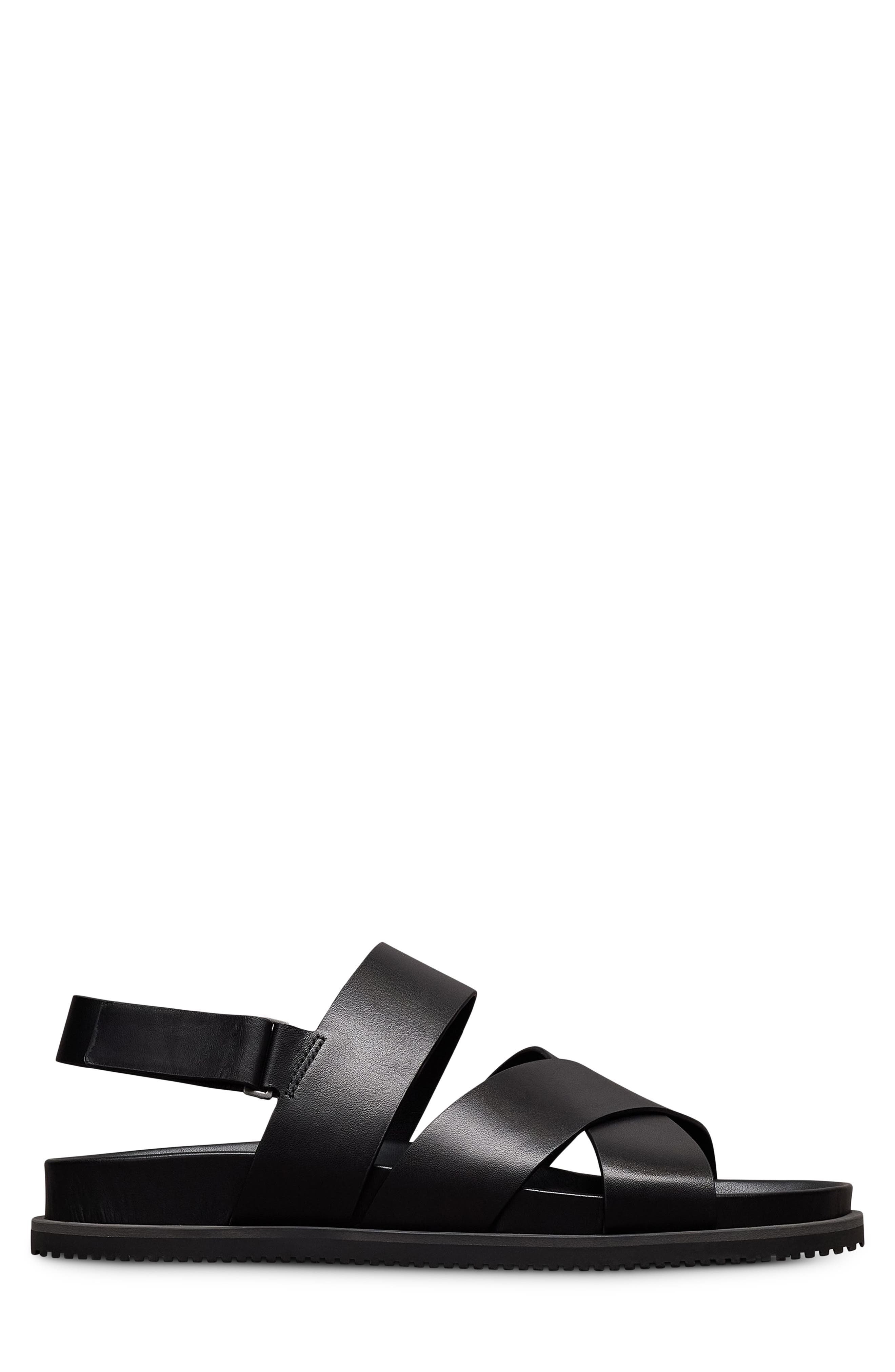 Allen Edmonds Davenport Sandal, Alternate, color, Black