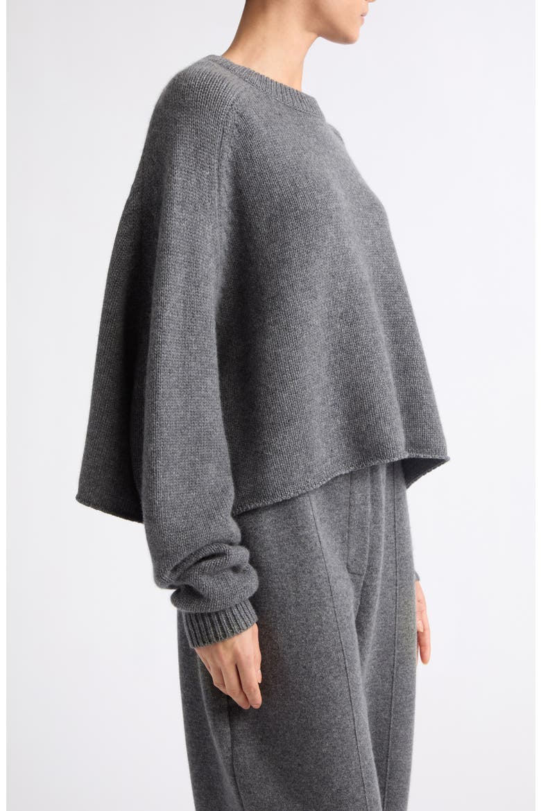 Karine Oversize Raglan Sleeve Cashmere Sweater, Alternate, color, GRAPHITE