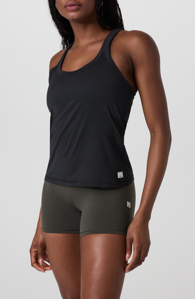 Vuori Lux Racerback Performance Tank, Main, color, Black