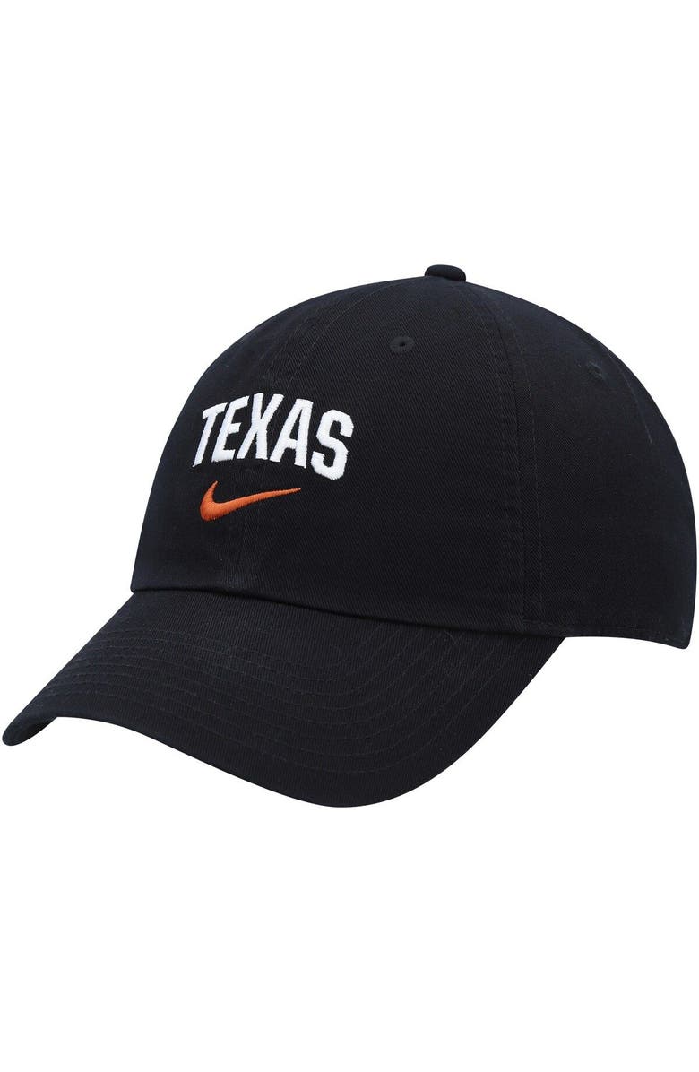 Nike Men's Nike Black Texas Longhorns Heritage86 Arch Performance Adjustable Hat, Main, color, 