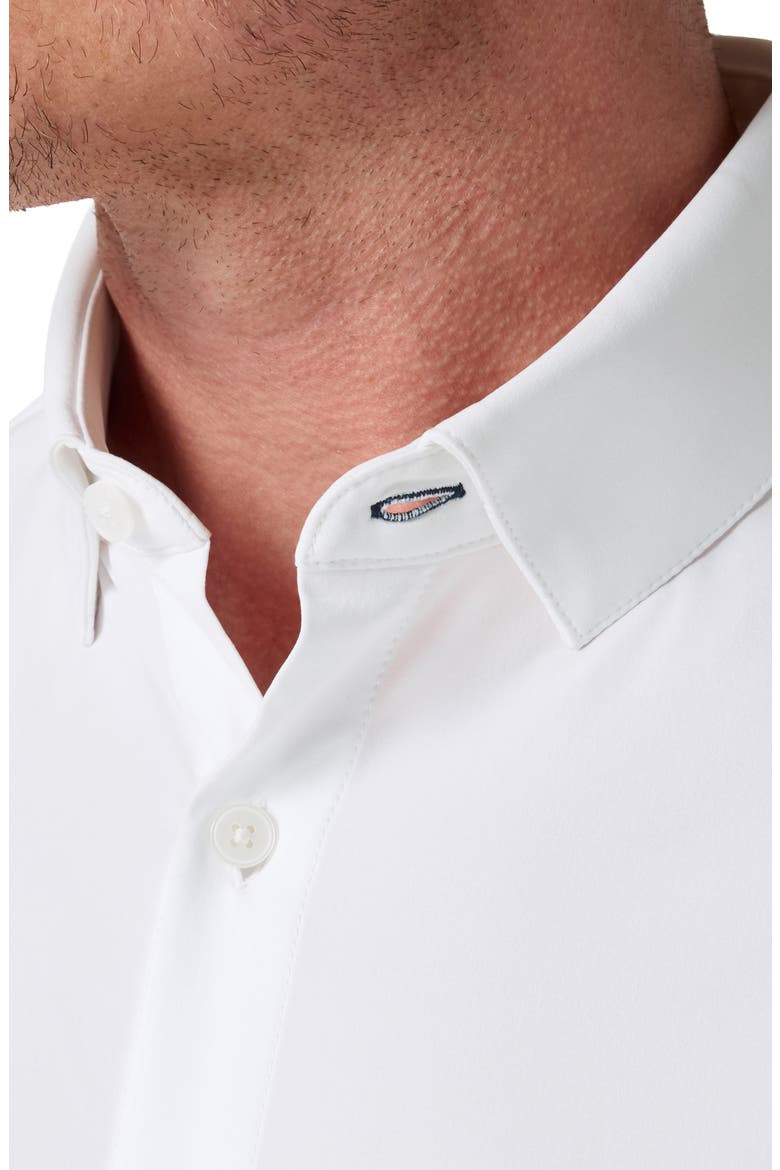 Leeward Solid Button-Up Shirt, Alternate, color, WHITE SOLID