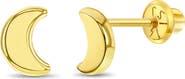In Season Jewelry 14k Crescent Moon Earrings