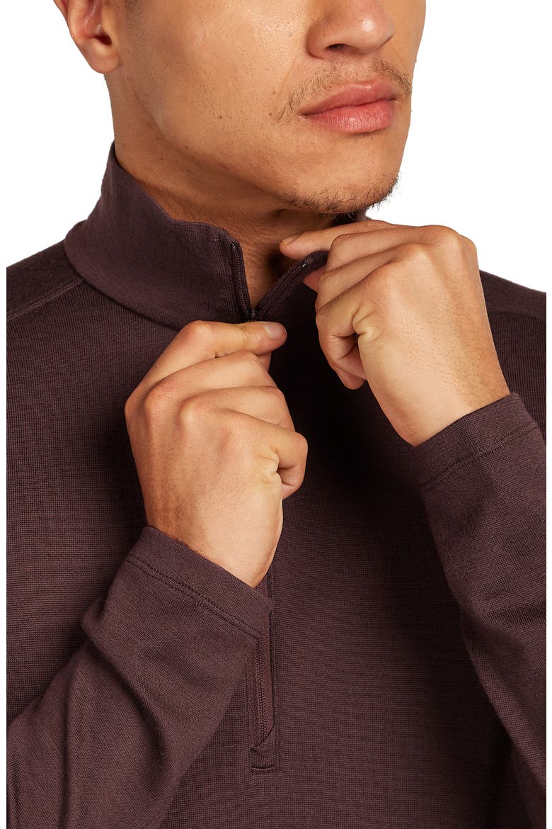 260 Tech Merino Wool Half Zip Pullover, Alternate, color, JAVA