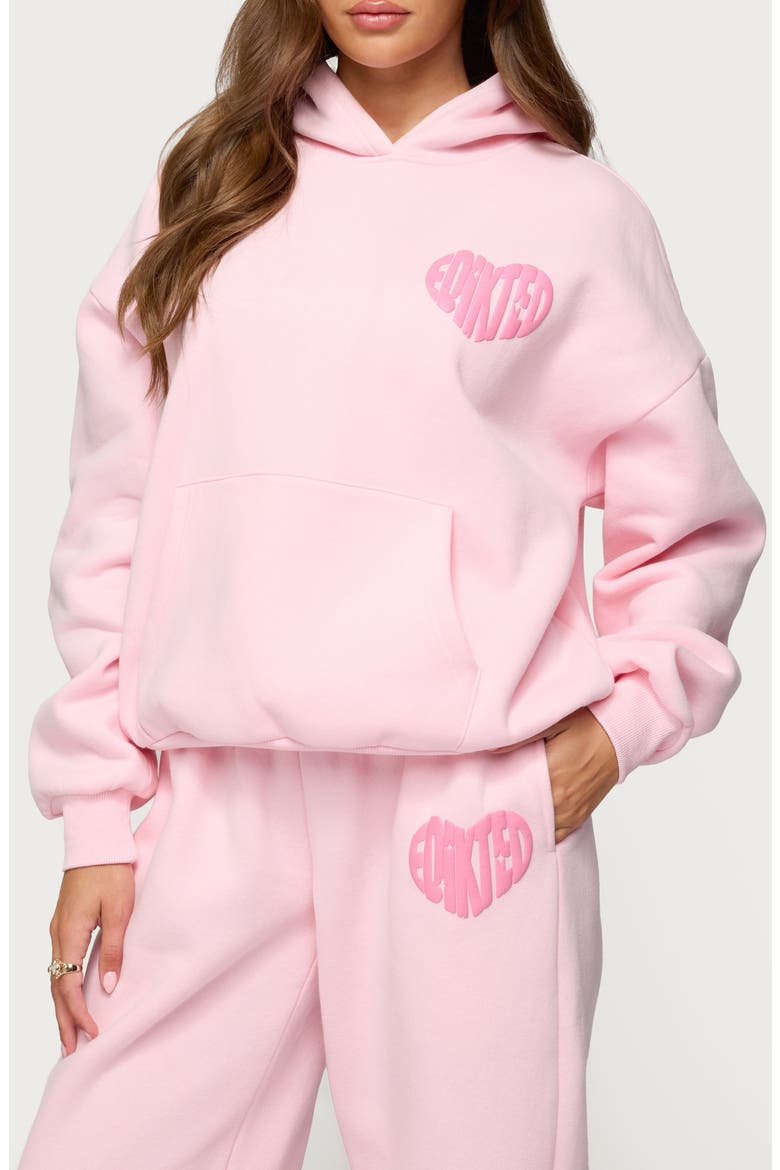 Major Love Logo Hoodie, Alternate, color, LIGHT-PINK