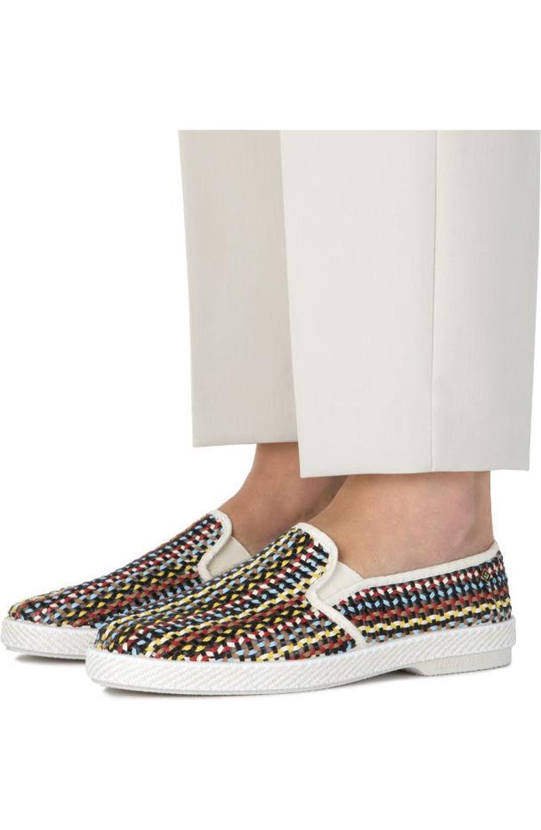 Rivieras Lord Woven Leatherette Slip-On Loafer, Alternate, color, Multi