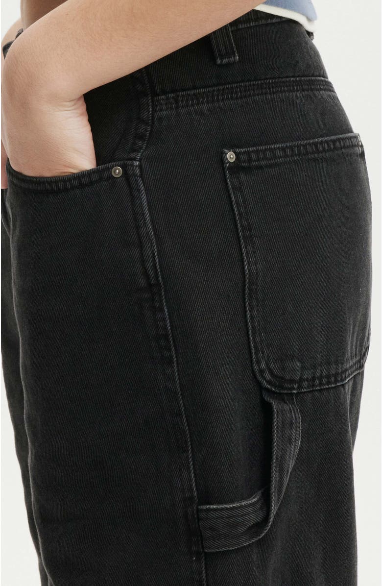 Cotton On Super Baggy Carpenter Denim Jort, Alternate, color, 