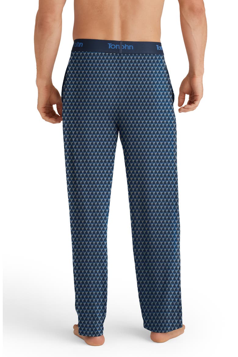 Second Skin Modal Blend Pajama Pants, Alternate, color, ECHO GEO DRESS BLUES