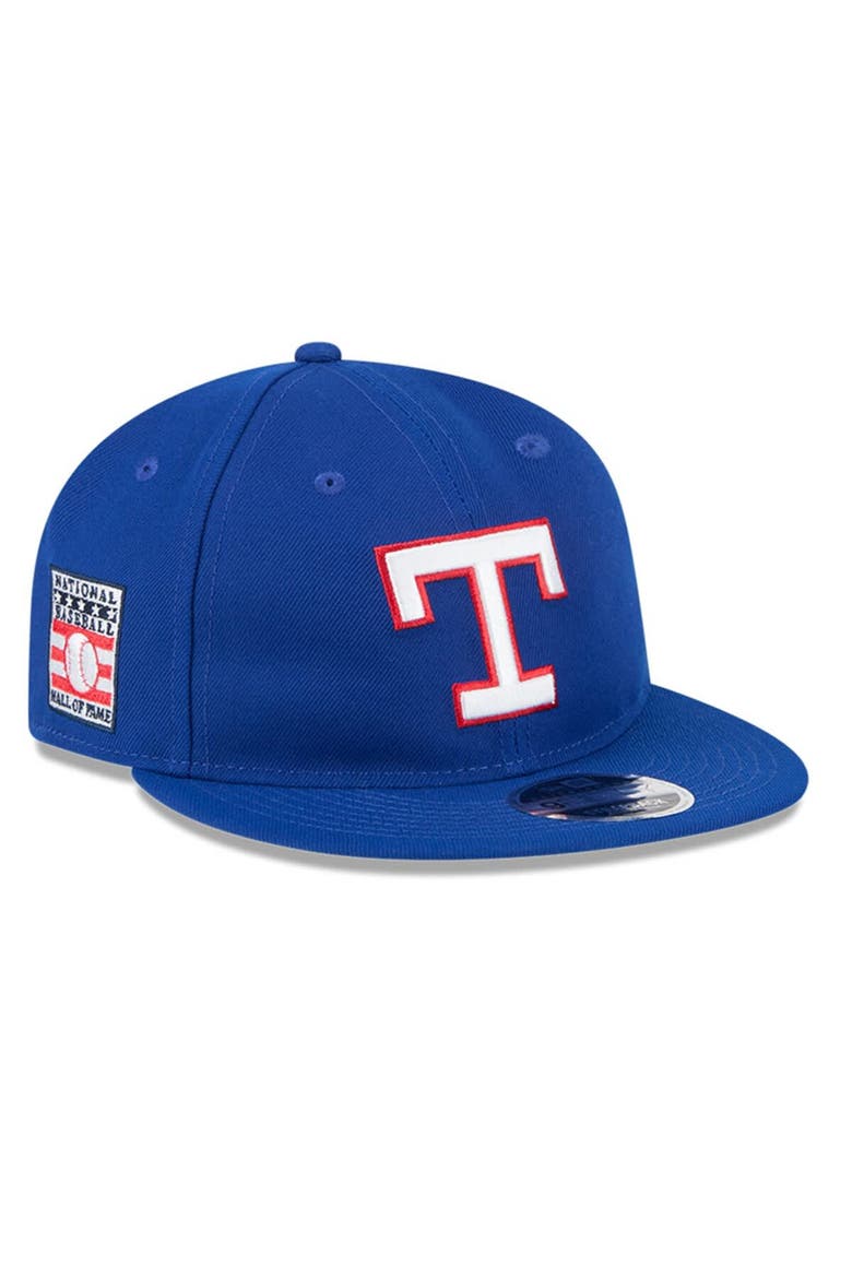 Men's New Era Royal Texas Rangers Baseball Hall of Fame Retro Crown 9FIFTY Adjustable Hat, Alternate, color, Royal