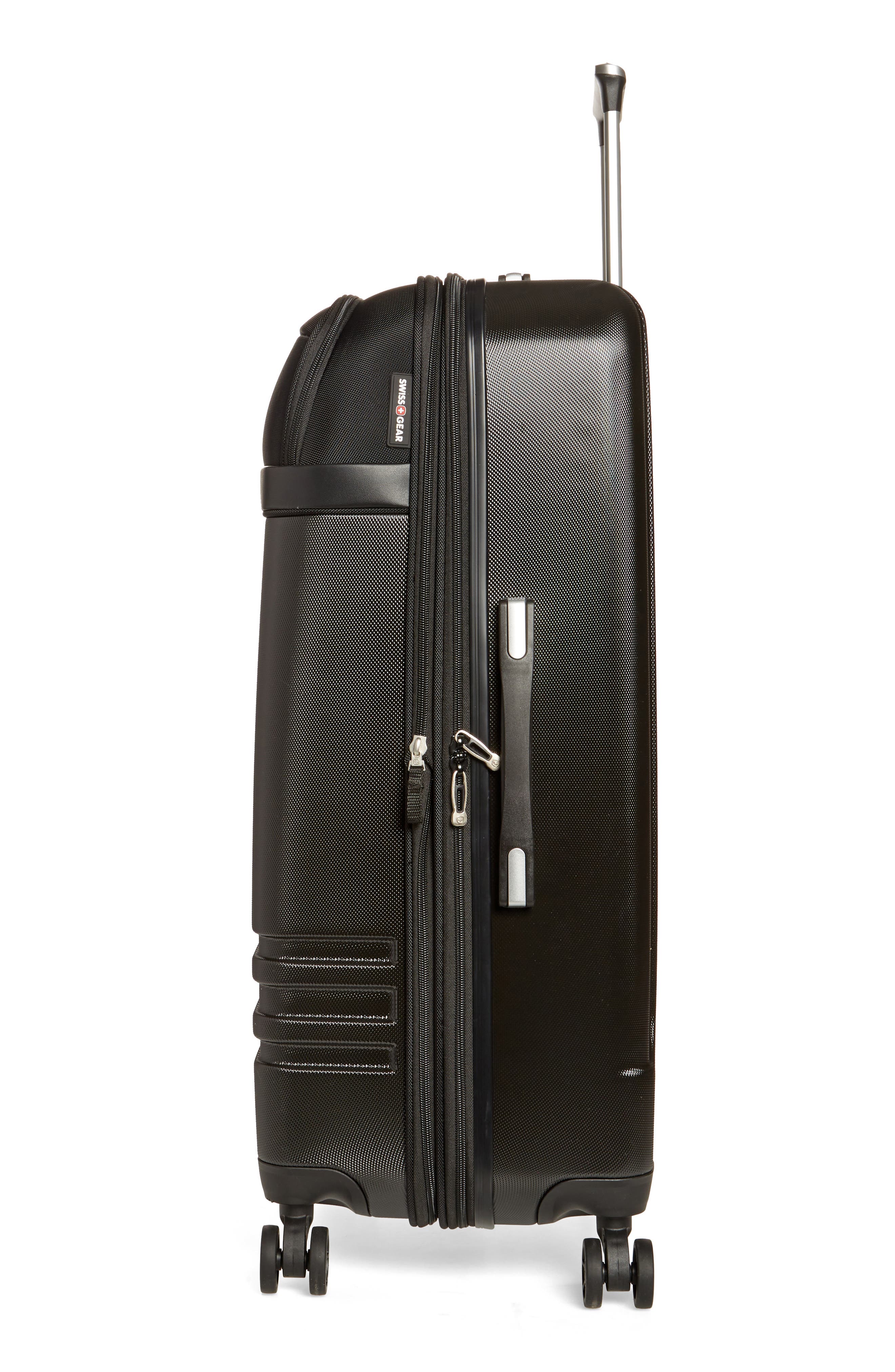 SWISSGEAR Hybrid 29-Inch Spinner Suitcase, Alternate, color, Black