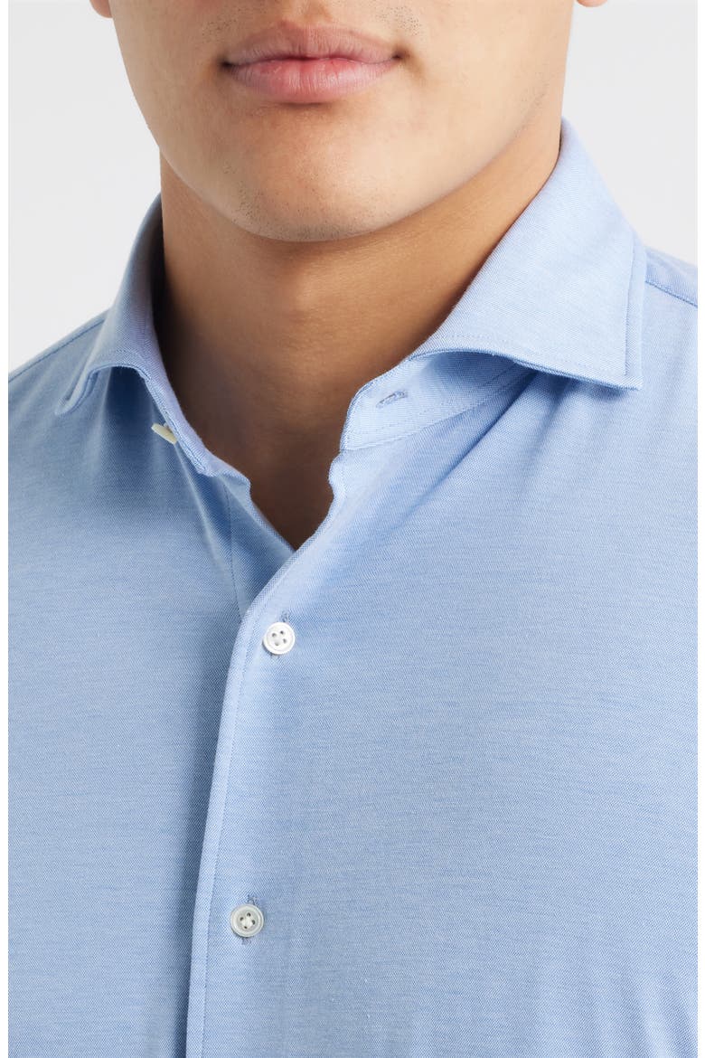 Excursionist Flex Tailored Fit Wrinkle Resistant Button-Up Shirt, Alternate, color, DUSK BLUE