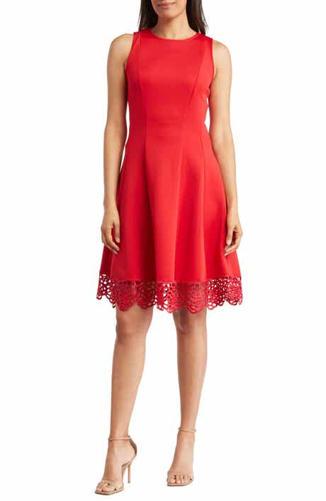 Julia Jordan Donna Ricco Sleeveless Fit & Flare Dress