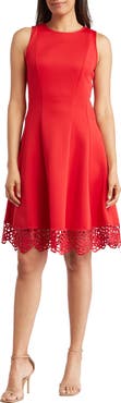 Julia Jordan Donna Ricco Sleeveless Fit & Flare Dress