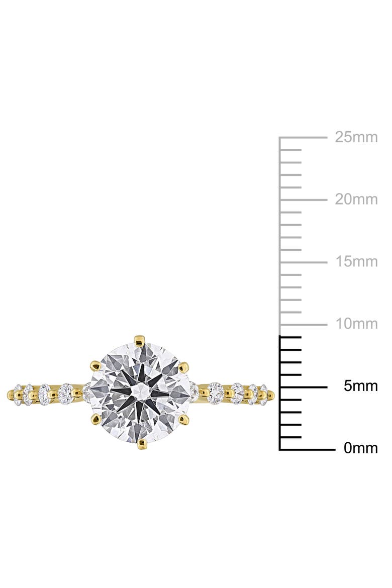 2-1/4 CTW Lab Grown Diamond Engagement Ring 14k, Alternate, color, Yellow Gold