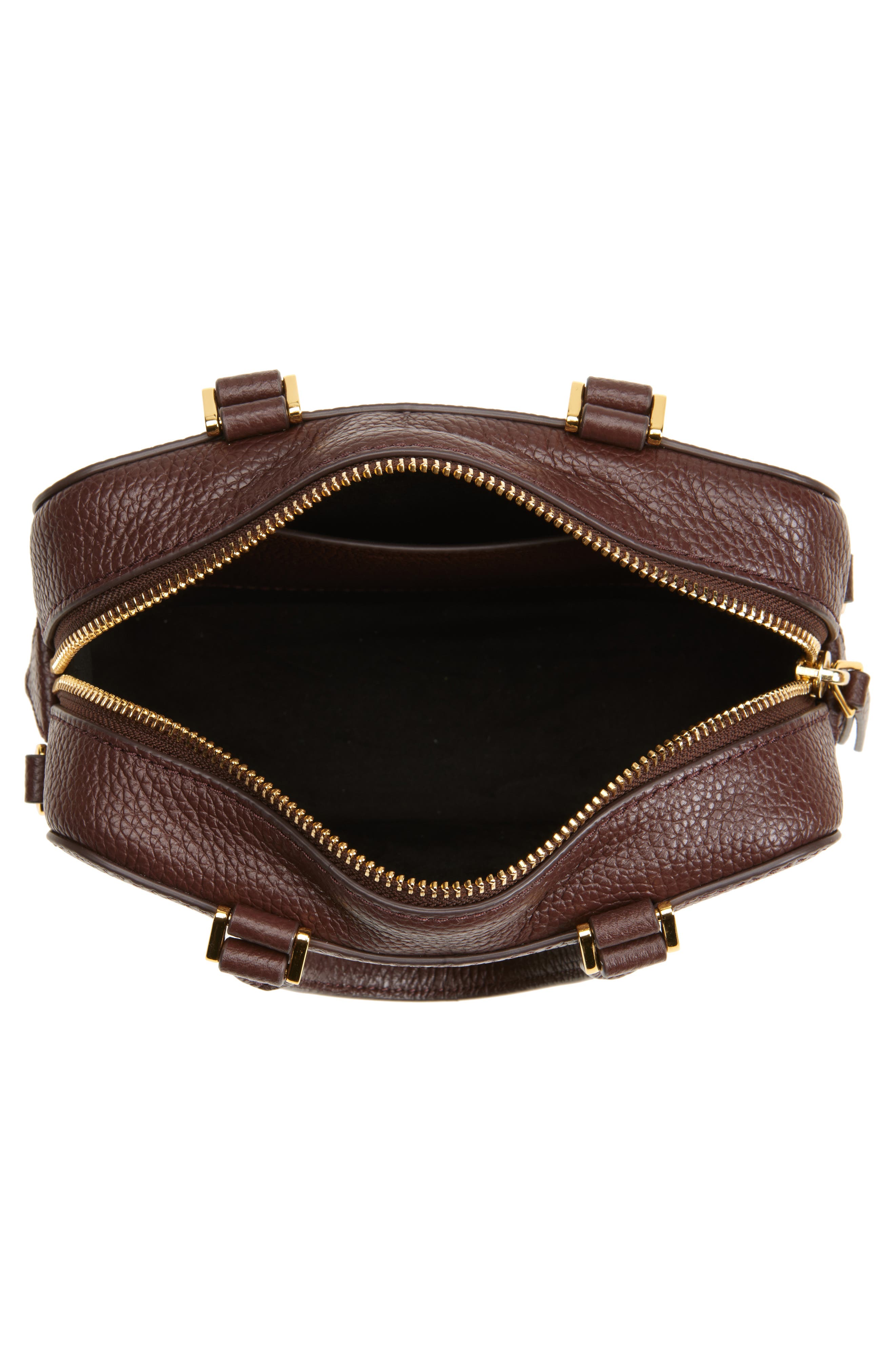 Veronica Beard Boxy Top Handle Leather Bag, Alternate, color, 