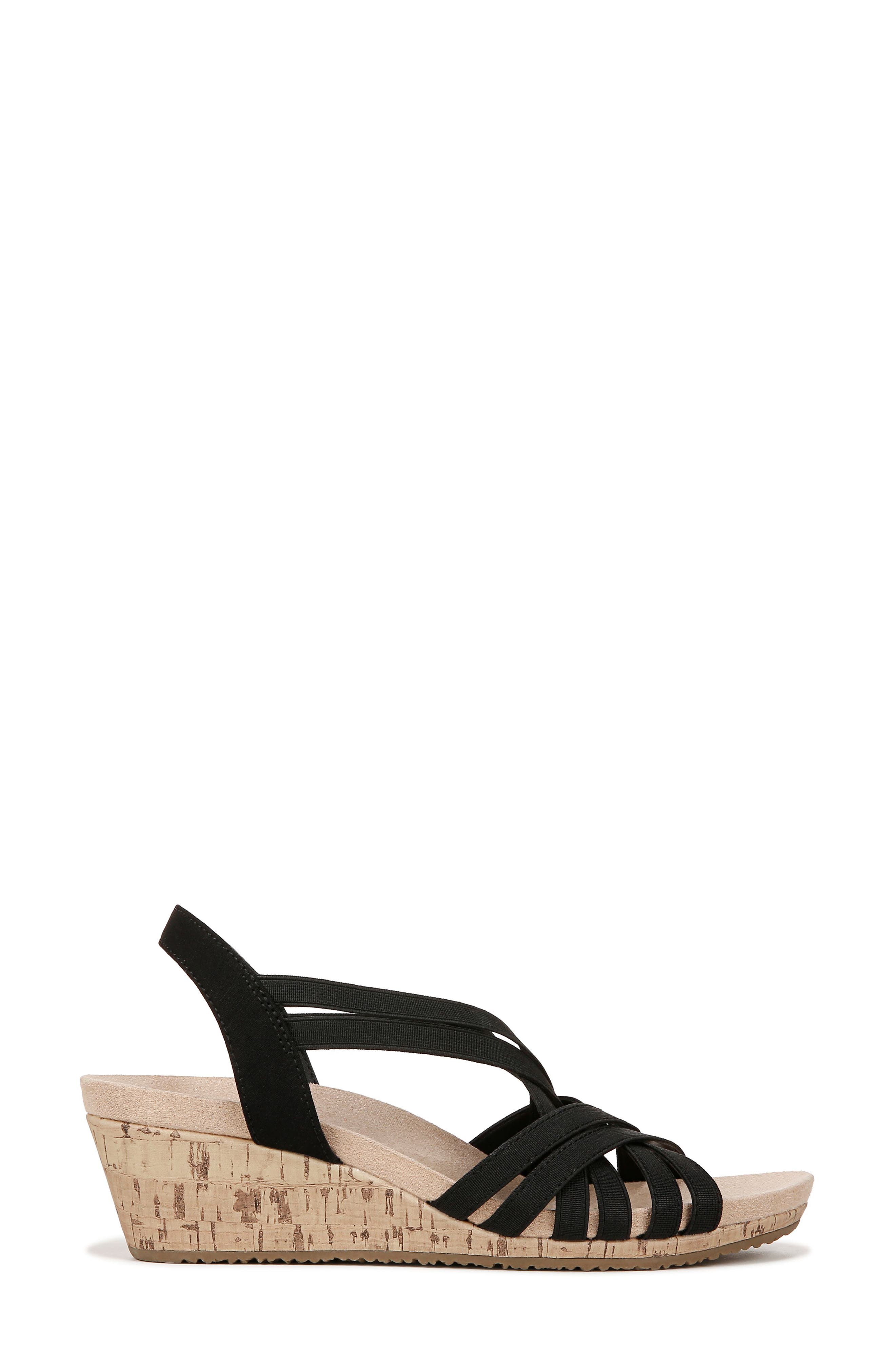 LifeStride Mallory Strappy Slingback Wedge Sandal, Alternate, color, 