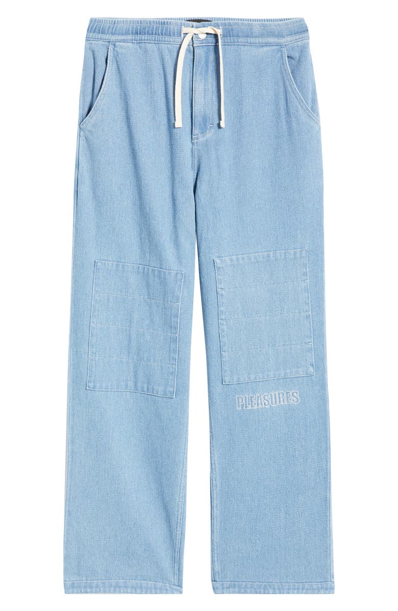 PLEASURES Blitz Wide Leg Jeans, Alternate, color, Indigo