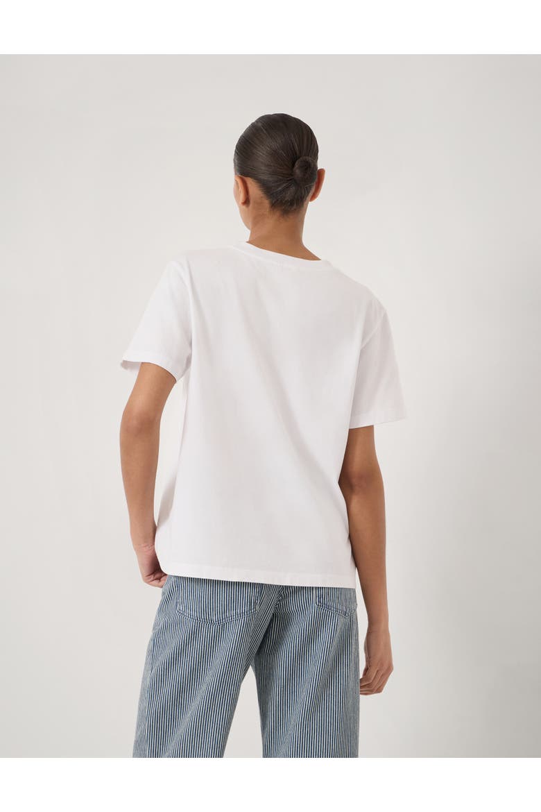 Short Sleeve Crew Neck Graphic T-Shirt, Alternate, color, White