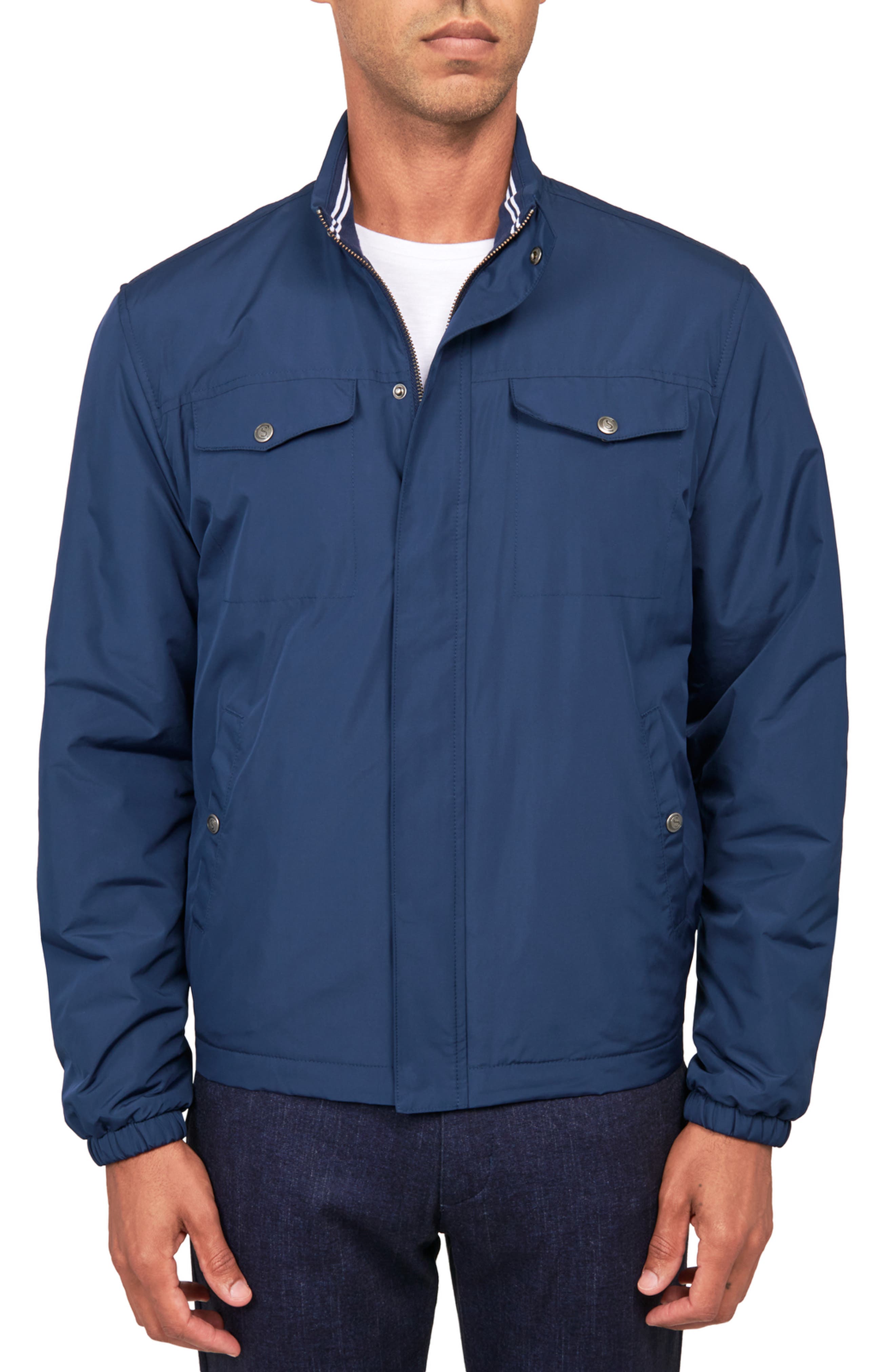 Slim Fit Solid Hybrid Field Jacket - image 3