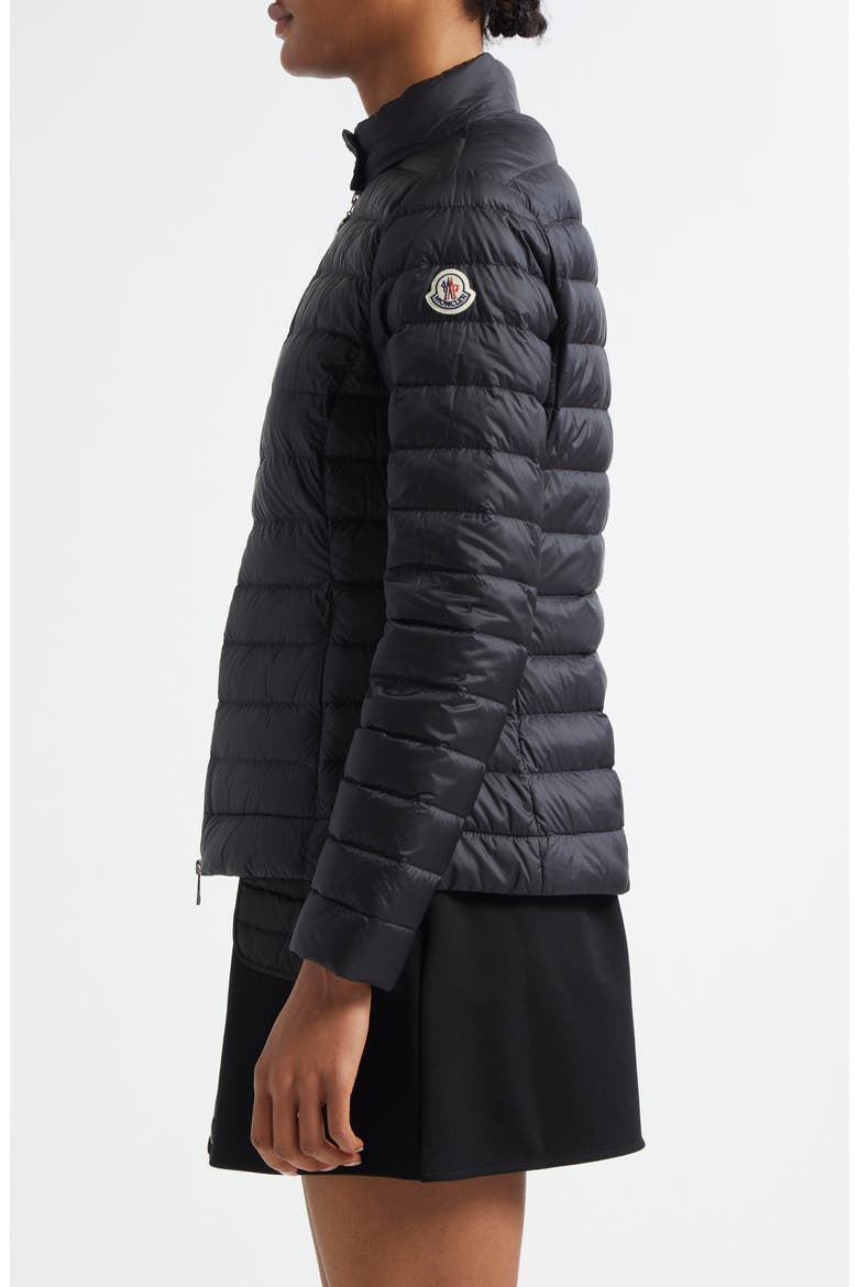Igelle Down Puffer Jacket, Alternate, color, BLACK/ BLACK