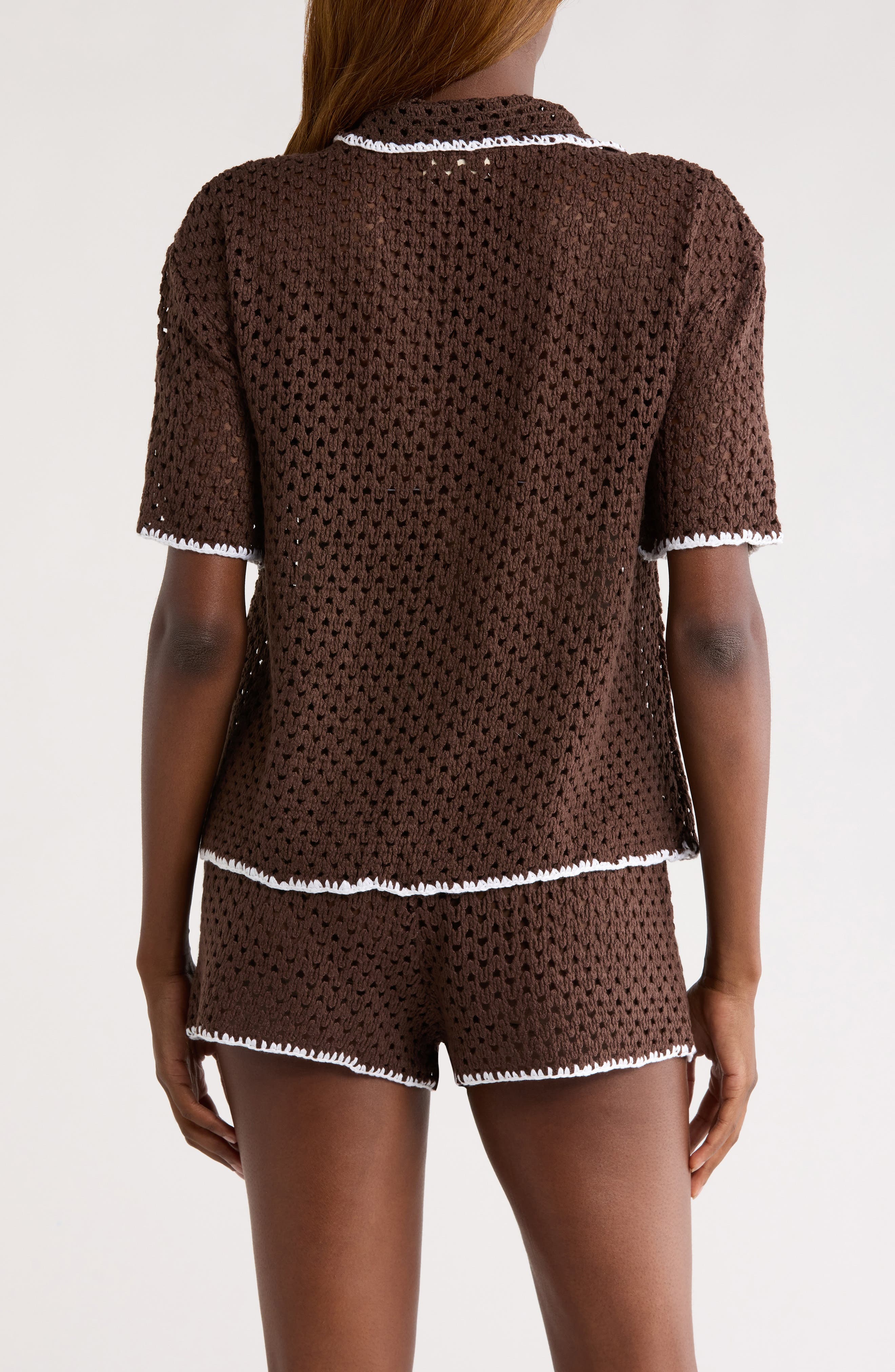 Crochet Button-Up Cover-Up - image 4