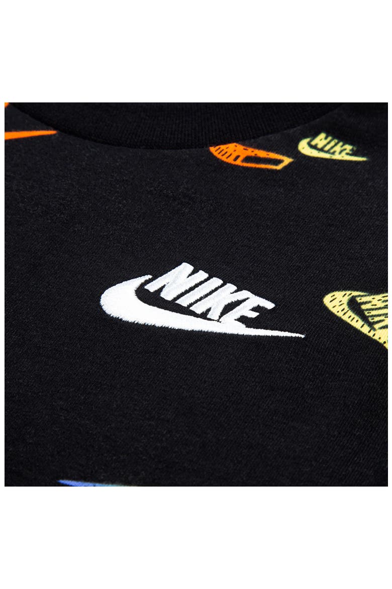 Kids' Reveal T-Shirt & Pant Set, Alternate, color, BLACK
