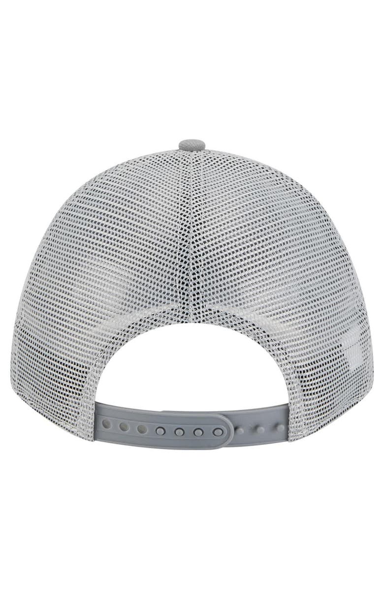 New Era Men's New Era Gray Nashville SC Color Pack 9FORTY A-Frame Adjustable Trucker Hat, Alternate, color,