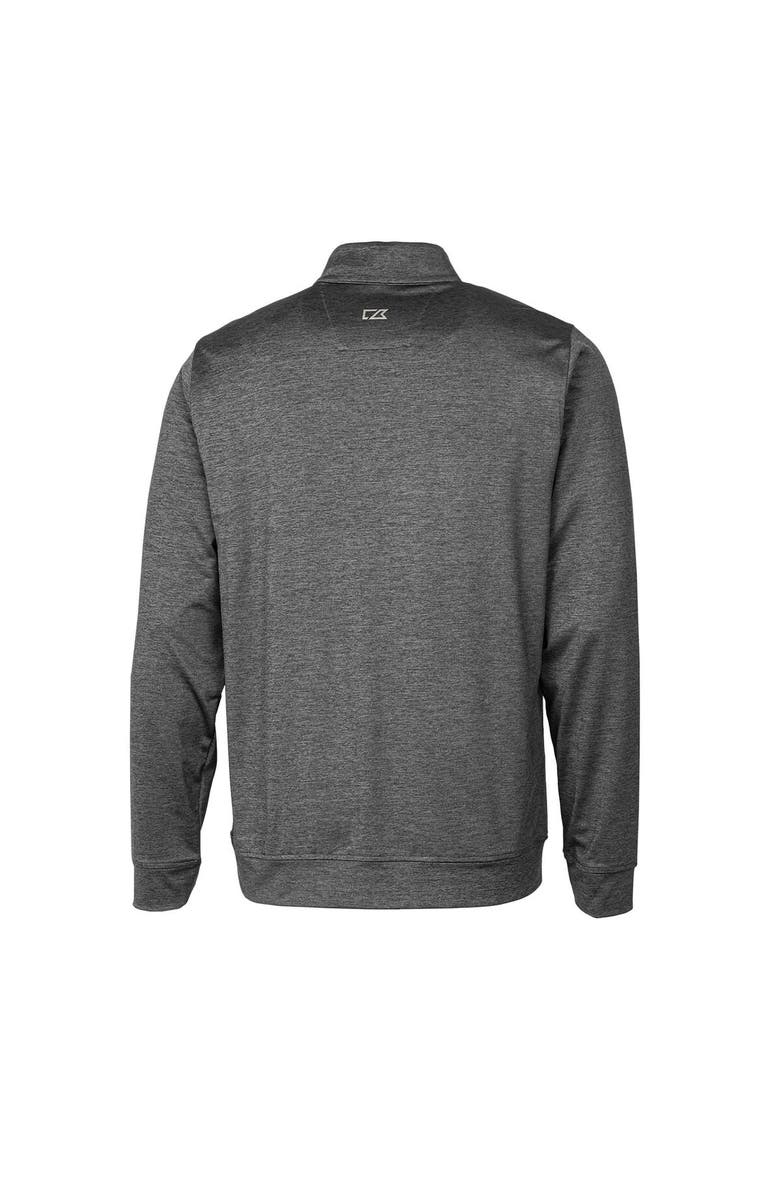 Cutter & Buck Men's Cutter & Buck Steel Northern Arizona Lumberjacks Vault Big & Tall Stealth Quarter-Zip Pullover Top, Alternate, color, 