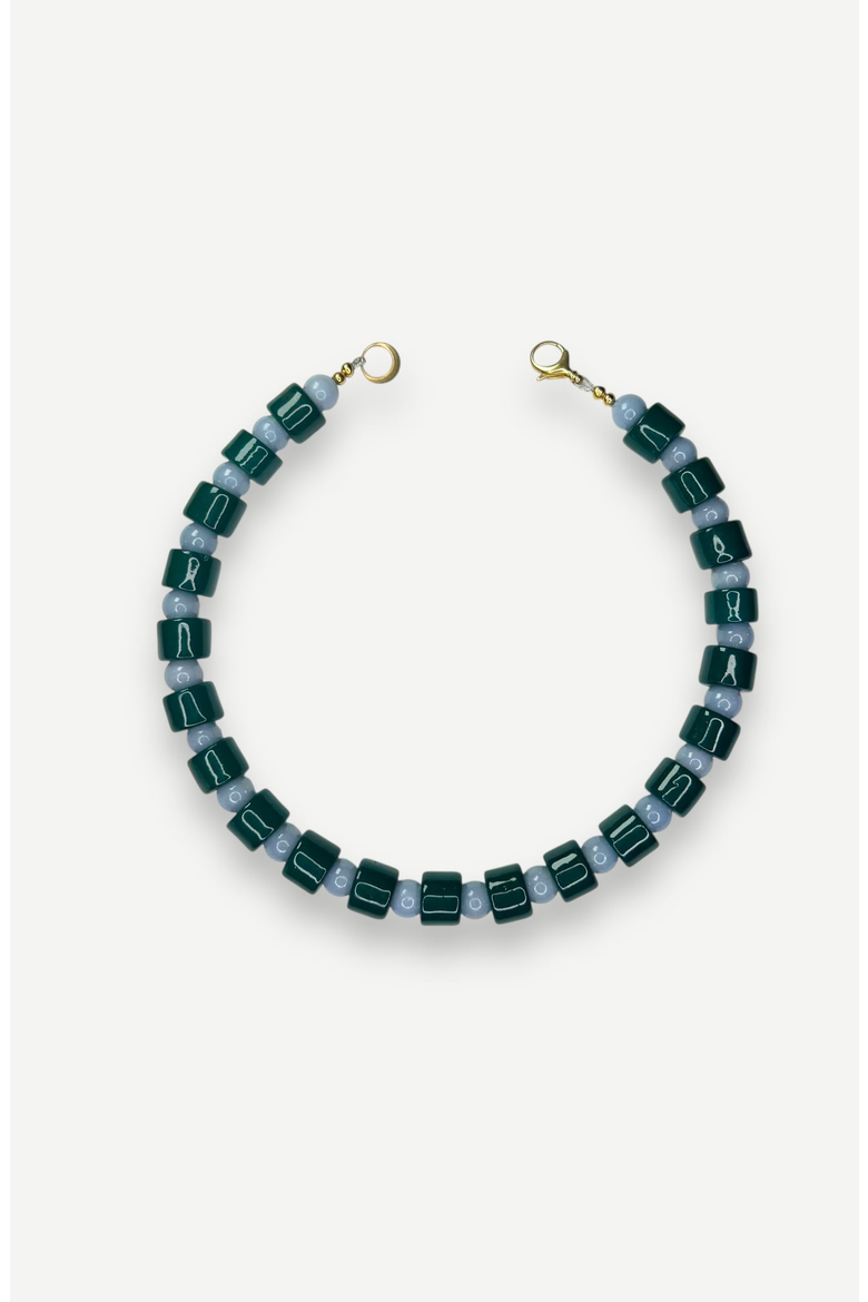 Bead Two Sundry Necklace, Main, color, Bottle & Blue Lace Agate