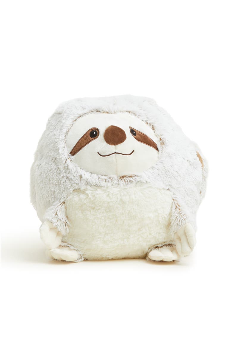 Warmies Supersized Sloth Hand Warmer Plush Toy, Alternate, color, Light Brown