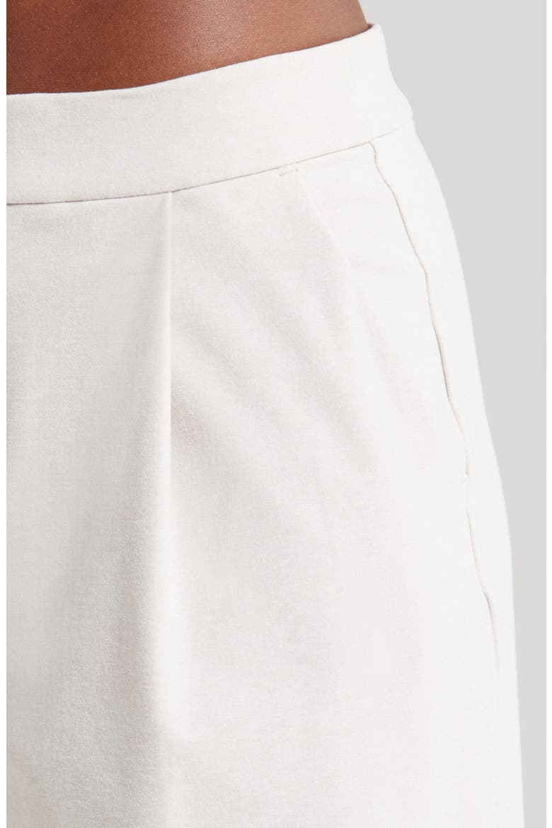 Elevation High Waist Flare Pants, Alternate, color, ECRU HEATHER