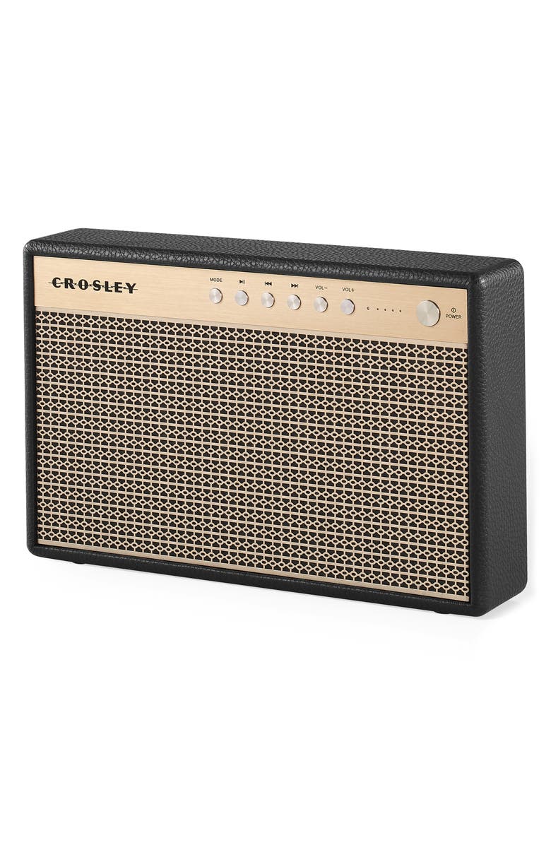 Crosley Radio Montero Portable Bluetooth Speaker, Alternate, color, Black