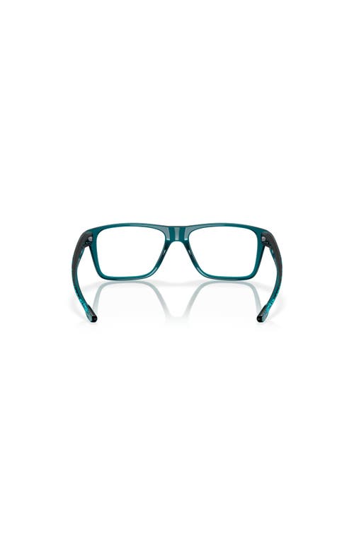 Oakley 46mm Rectangle Optical Glasses In Blue