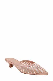 Linea Paolo Inka Pointed Toe Kitten Heel Mule