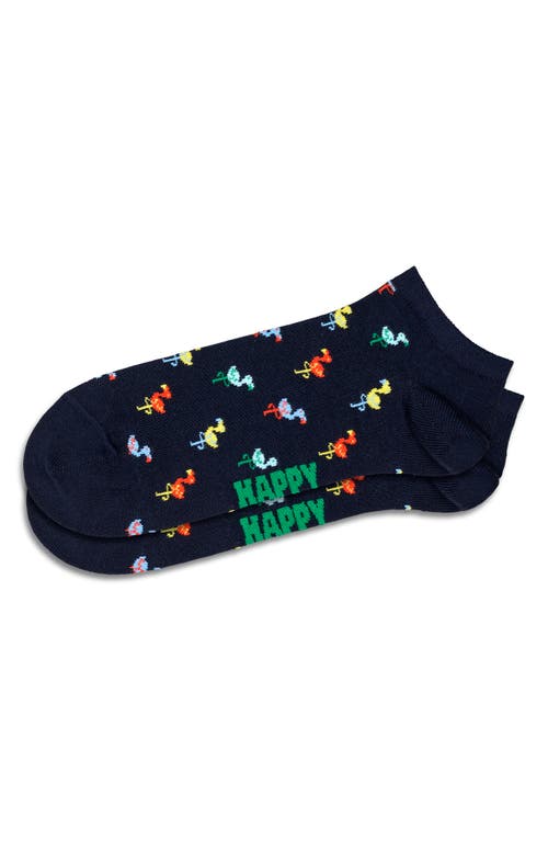 Happy Socks Assorted 3-pack No-show Socks In Navy
